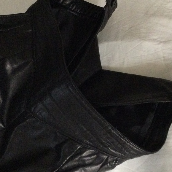 Black Leather Pants